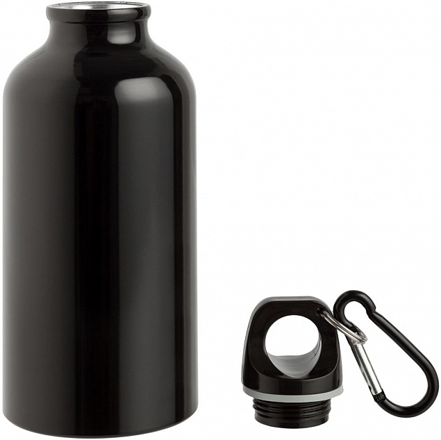 Бутылка для спорта Re-Source, черная с логотипом в Москве заказать по выгодной цене в кибермаркете AvroraStore