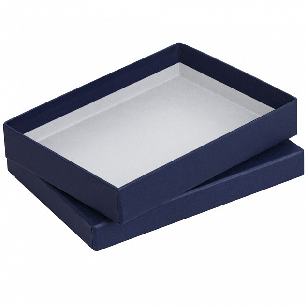 Коробка Slender, большая, синяя с логотипом в Москве заказать по выгодной цене в кибермаркете AvroraStore