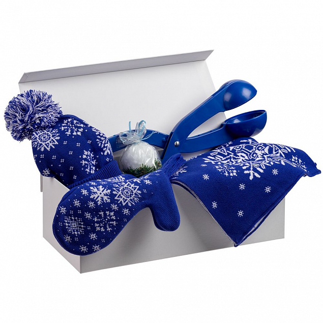 Набор Let It Snow, синий с логотипом в Москве заказать по выгодной цене в кибермаркете AvroraStore