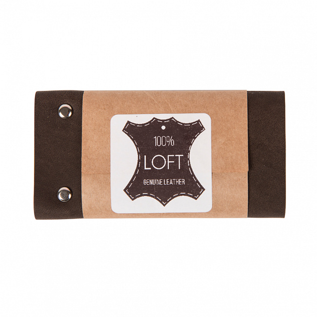 Ключница  кожаная, "LOFT" с логотипом в Москве заказать по выгодной цене в кибермаркете AvroraStore