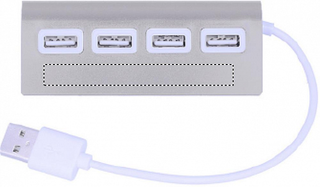 USB хаб на 4 порта с логотипом в Москве заказать по выгодной цене в кибермаркете AvroraStore
