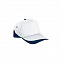 Бейсболка FORT (белая) - Темно-синий XX с логотипом в Москве заказать по выгодной цене в кибермаркете AvroraStore