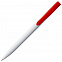 Ручка шариковая Pin, белая с красным с логотипом в Москве заказать по выгодной цене в кибермаркете AvroraStore
