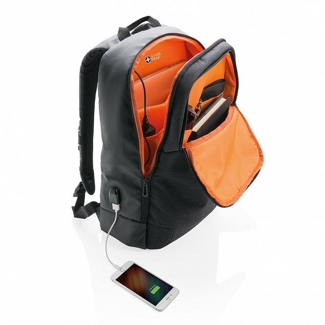 Рюкзак Swiss Peak для ноутбука 15" с логотипом в Москве заказать по выгодной цене в кибермаркете AvroraStore