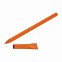 Эко ручка, оранжевая с логотипом в Москве заказать по выгодной цене в кибермаркете AvroraStore
