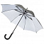Зонт-трость Unit Wind, серебристый с логотипом в Москве заказать по выгодной цене в кибермаркете AvroraStore