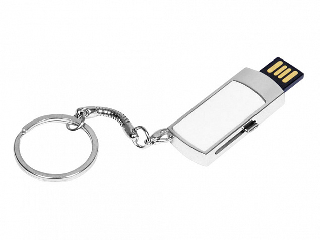 USB 2.0- флешка на 8 Гб с выдвижным механизмом и мини чипом с логотипом в Москве заказать по выгодной цене в кибермаркете AvroraStore