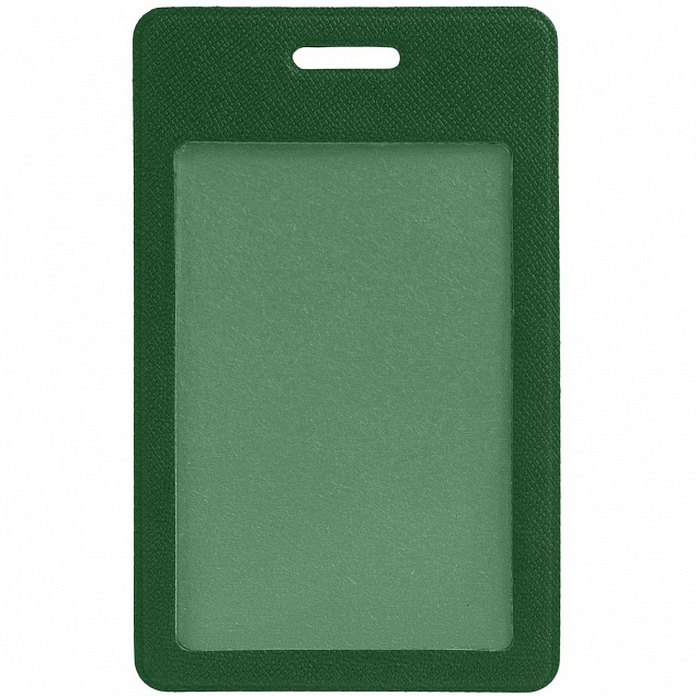 Чехол для пропуска Devon, темно-зеленый с логотипом в Москве заказать по выгодной цене в кибермаркете AvroraStore