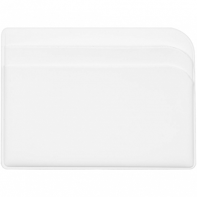 Чехол для карточек Dorset, белый с логотипом  заказать по выгодной цене в кибермаркете AvroraStore