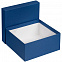 Коробка Satin, большая, синяя с логотипом в Москве заказать по выгодной цене в кибермаркете AvroraStore