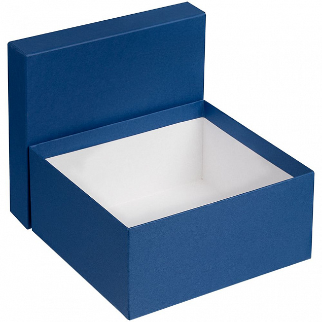 Коробка Satin, большая, синяя с логотипом в Москве заказать по выгодной цене в кибермаркете AvroraStore
