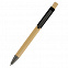 Ручка &quot;Авалон&quot; с корпусом из бамбука, черный с логотипом в Москве заказать по выгодной цене в кибермаркете AvroraStore