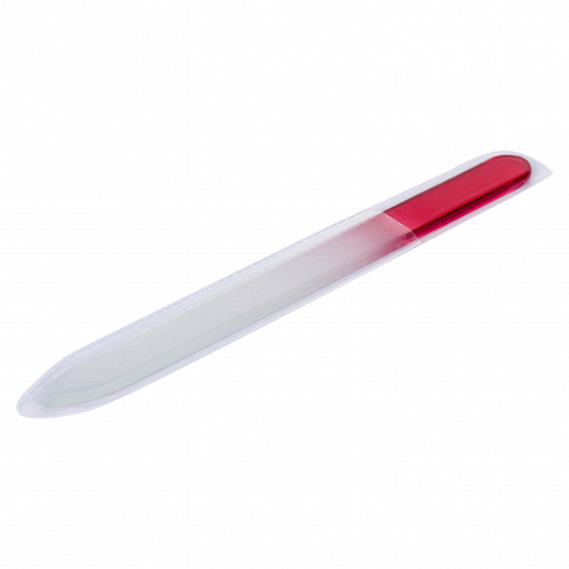 Стеклянная пилочка для ногтей,красный с логотипом в Москве заказать по выгодной цене в кибермаркете AvroraStore