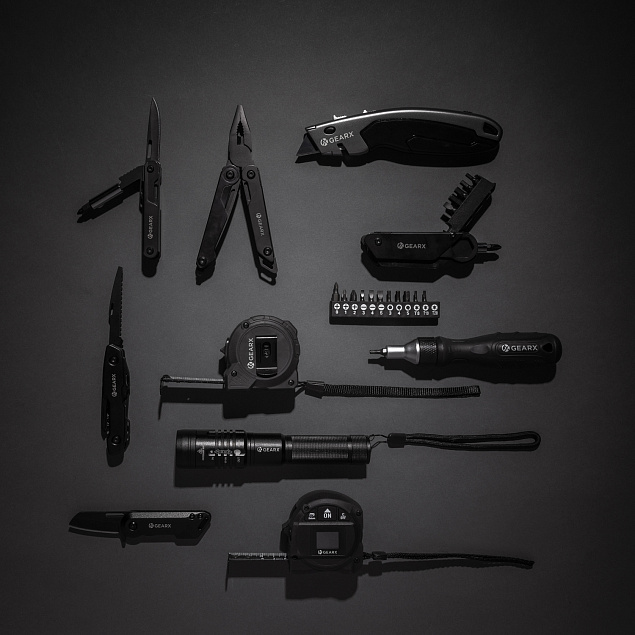 Сверхпрочный строительный нож Gear X с логотипом в Москве заказать по выгодной цене в кибермаркете AvroraStore