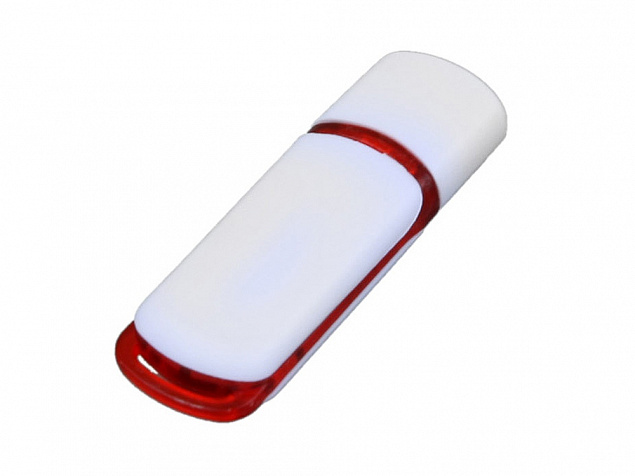 USB-флешка на 64 Гб с цветными вставками с логотипом в Москве заказать по выгодной цене в кибермаркете AvroraStore