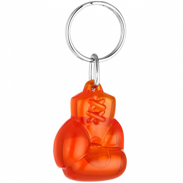 Брелок Fight, оранжевый, прозрачный с логотипом в Москве заказать по выгодной цене в кибермаркете AvroraStore