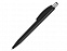 Ручка шариковая пластиковая BEAT, черный с логотипом в Москве заказать по выгодной цене в кибермаркете AvroraStore