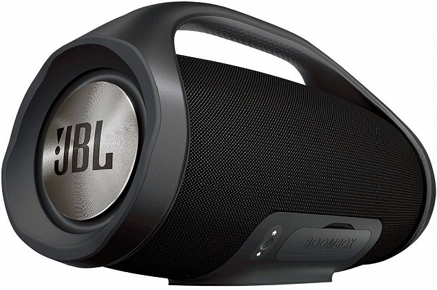 Беспроводная колонка JBL Boombox, черная с логотипом в Москве заказать по выгодной цене в кибермаркете AvroraStore