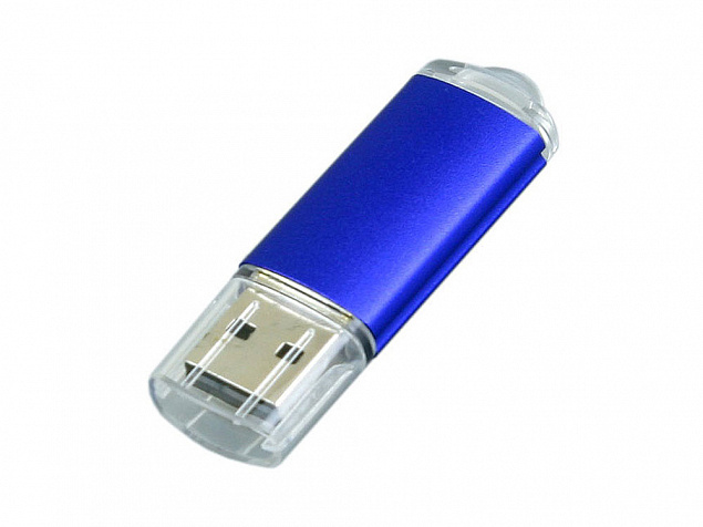 USB 3.0- флешка на 128 Гб с прозрачным колпачком с логотипом в Москве заказать по выгодной цене в кибермаркете AvroraStore