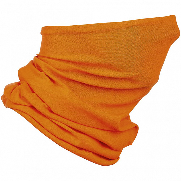 Многофункциональная бандана Bolt, оранжевая с логотипом в Москве заказать по выгодной цене в кибермаркете AvroraStore