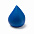 Каплевидный антистресс DONA, Королевский синий с логотипом в Москве заказать по выгодной цене в кибермаркете AvroraStore