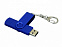 USB 2.0- флешка на 64 Гб с поворотным механизмом и дополнительным разъемом Micro USB с логотипом в Москве заказать по выгодной цене в кибермаркете AvroraStore