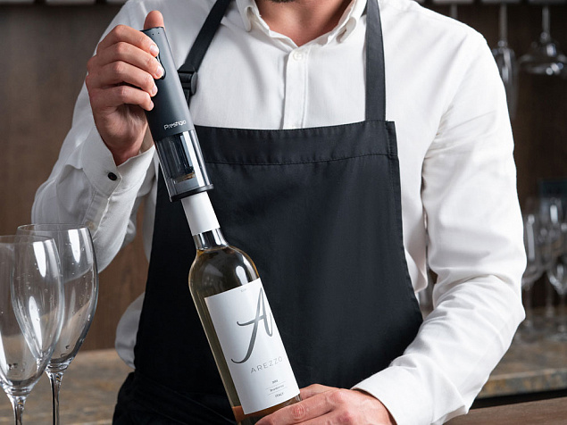 Автоматический винный штопор «Bolsena» с логотипом в Москве заказать по выгодной цене в кибермаркете AvroraStore