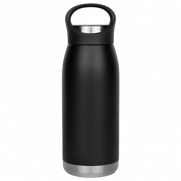 Термобутылка вакуумная герметичная Portobello, Lago, 530 ml, черная с логотипом в Москве заказать по выгодной цене в кибермаркете AvroraStore