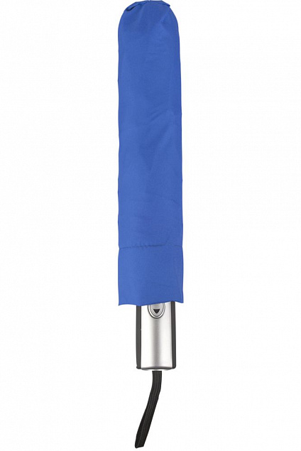 Зонт складной Fiber, ярко-синий с логотипом в Москве заказать по выгодной цене в кибермаркете AvroraStore
