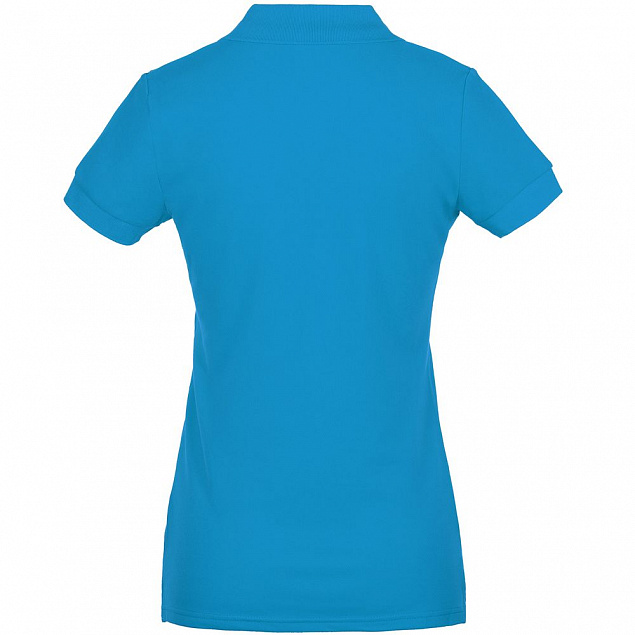 Рубашка поло женская Virma Premium Lady, бирюзовая с логотипом в Москве заказать по выгодной цене в кибермаркете AvroraStore