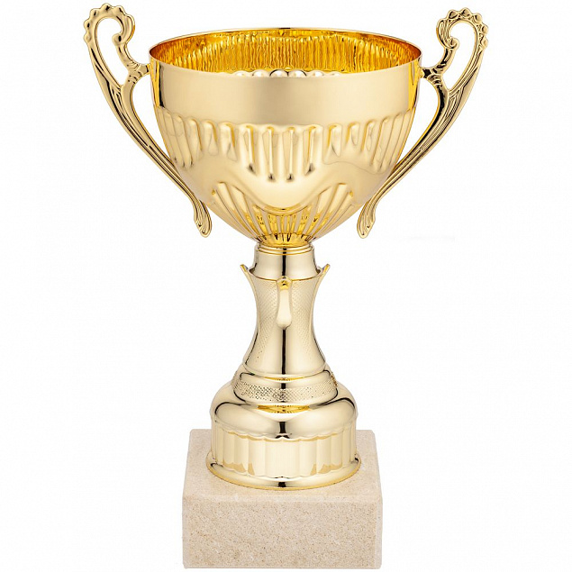 Кубок Dazzle, золотистый с логотипом в Москве заказать по выгодной цене в кибермаркете AvroraStore