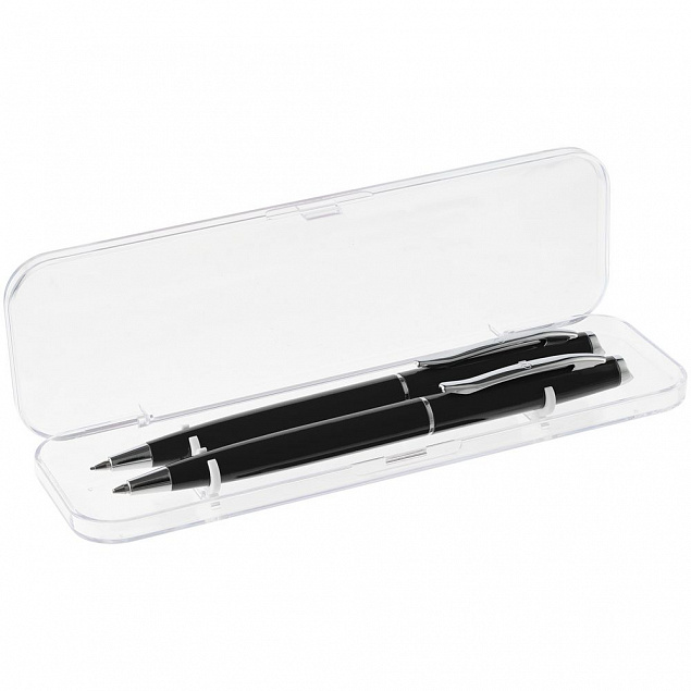 Набор Phrase: ручка и карандаш, черный с логотипом в Москве заказать по выгодной цене в кибермаркете AvroraStore