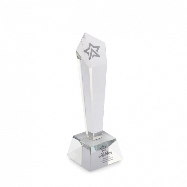 Хрустальная награда в подарочно с логотипом в Москве заказать по выгодной цене в кибермаркете AvroraStore