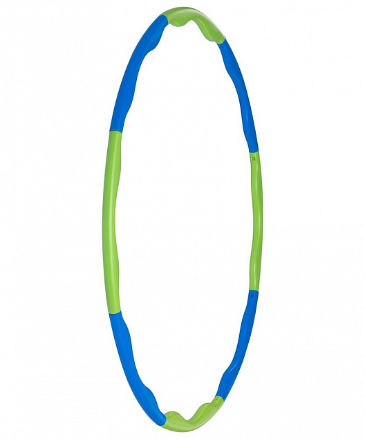 Обруч массажный Hula Hoop, сине-зеленый с логотипом в Москве заказать по выгодной цене в кибермаркете AvroraStore