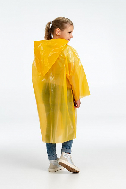 Дождевик-плащ детский BrightWay Kids, желтый с логотипом в Москве заказать по выгодной цене в кибермаркете AvroraStore
