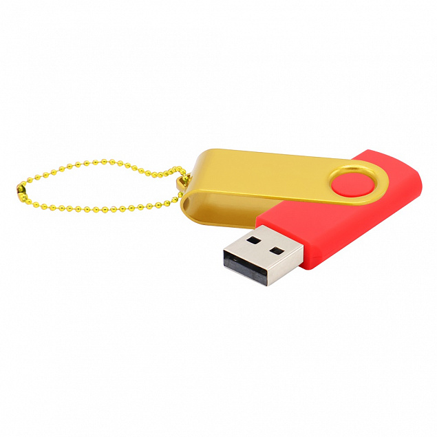 Флешка Designer To Go 2.0 USB 16Gb, красный/желтый с логотипом в Москве заказать по выгодной цене в кибермаркете AvroraStore