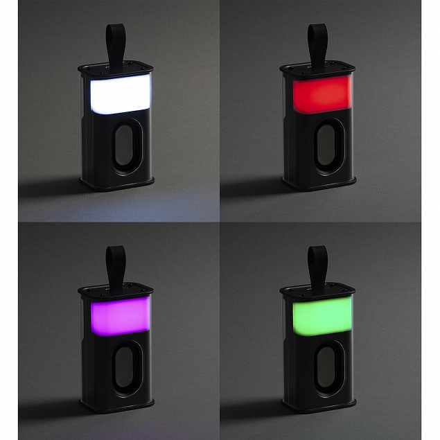 Bluetooth колонка "Hi-Fi" 5Вт с разноцветной подсветкой и прозрачным корпусом с логотипом в Москве заказать по выгодной цене в кибермаркете AvroraStore