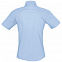Рубашка женская с коротким рукавом ELITE, голубая с логотипом в Москве заказать по выгодной цене в кибермаркете AvroraStore