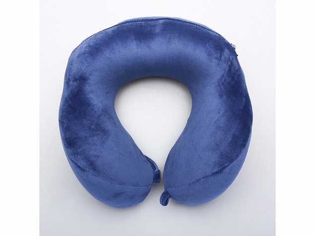 Подушка для путешествий с эффектом памяти, с капюшоном «Hooded Tranquility Pillow» с логотипом  заказать по выгодной цене в кибермаркете AvroraStore