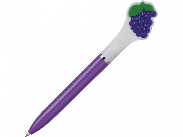 Ручка шариковая  Виноград, фиолетовый с логотипом в Москве заказать по выгодной цене в кибермаркете AvroraStore