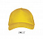Бейсболка LONG BEACH,Жёлтый  с логотипом  заказать по выгодной цене в кибермаркете AvroraStore