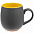 Кружка Chubby, серая с желтым с логотипом в Москве заказать по выгодной цене в кибермаркете AvroraStore