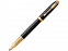 Ручка роллер Parker IM Premium Black GT с логотипом в Москве заказать по выгодной цене в кибермаркете AvroraStore