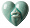 Фарфоровое сердце What The Heart Speaks About с логотипом в Москве заказать по выгодной цене в кибермаркете AvroraStore