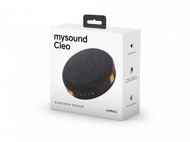 Портативная колонка «mySound Cleo», 8 Вт с логотипом в Москве заказать по выгодной цене в кибермаркете AvroraStore