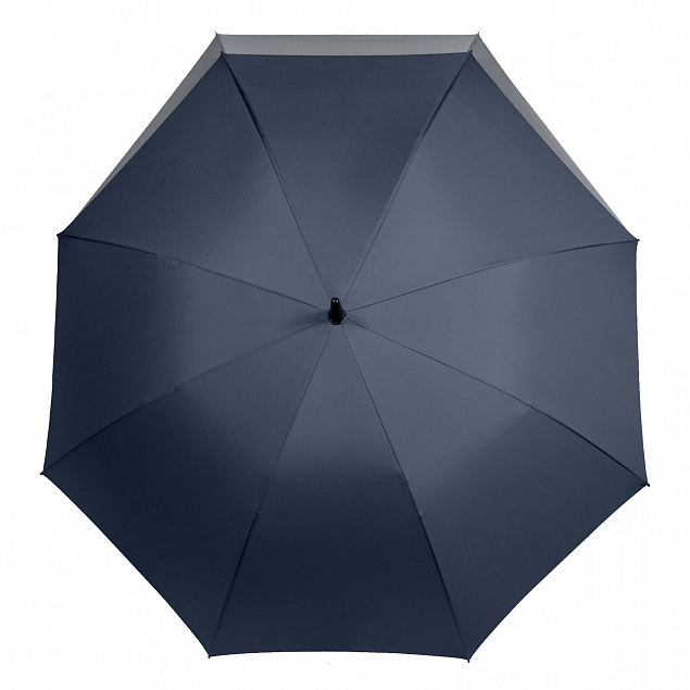 Зонт-трость Portobello Dune, синий/серый с логотипом в Москве заказать по выгодной цене в кибермаркете AvroraStore