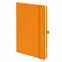 Бизнес-блокнот А5  "Silky", оранжевый,  твердая обложка,  в клетку с логотипом в Москве заказать по выгодной цене в кибермаркете AvroraStore