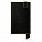 Бизнес-блокнот "Trendi", 130*210 мм, черно-желтый, мягкая обложка, в линейку с логотипом в Москве заказать по выгодной цене в кибермаркете AvroraStore