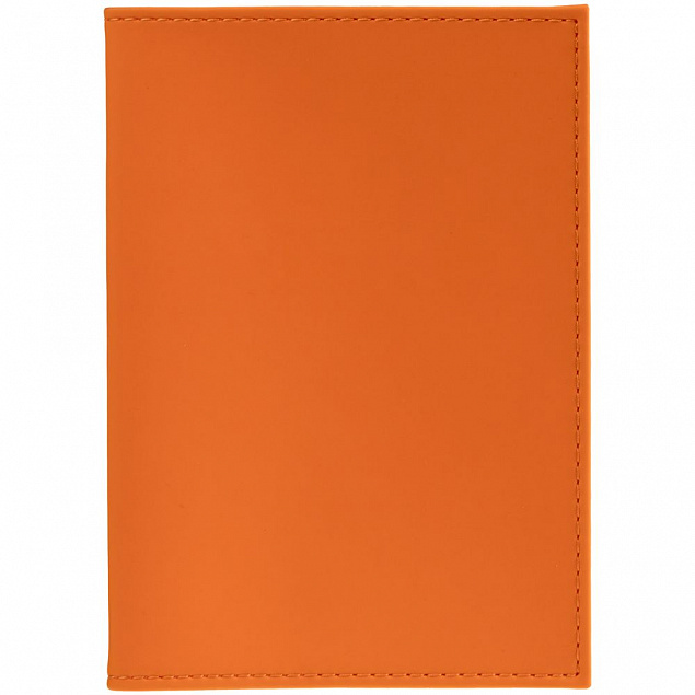 Обложка для паспорта Shall, оранжевая с логотипом в Москве заказать по выгодной цене в кибермаркете AvroraStore