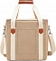 Большая сумка-холодильник холст с логотипом  заказать по выгодной цене в кибермаркете AvroraStore